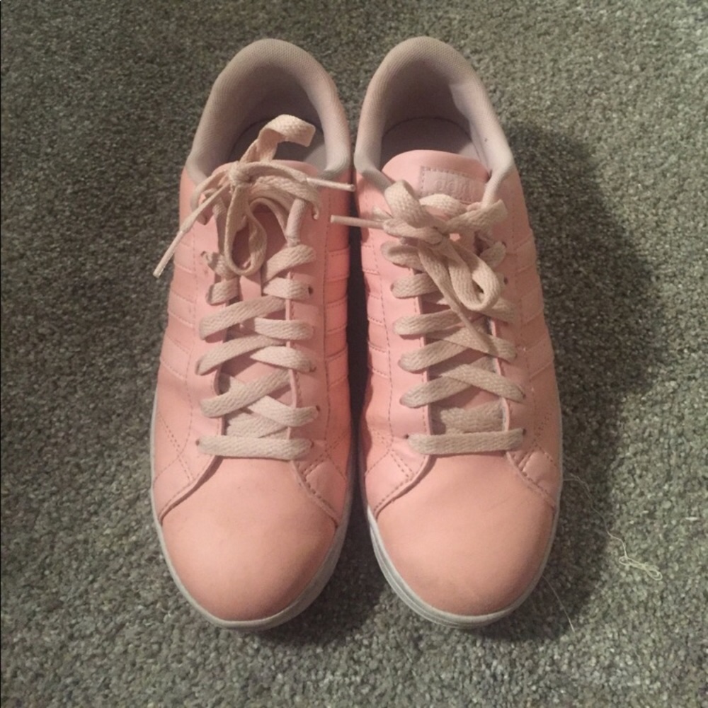 Pink adidas neo sneakers